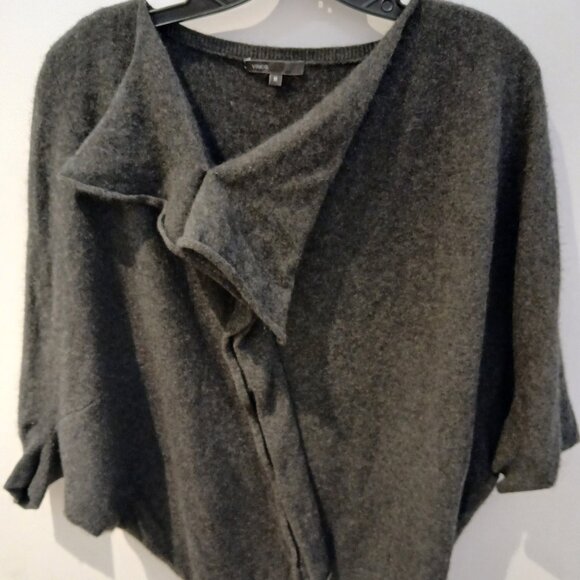 Vince Women's Tunic Sweater Gray 100% Cashmere - Picture 1 of 7